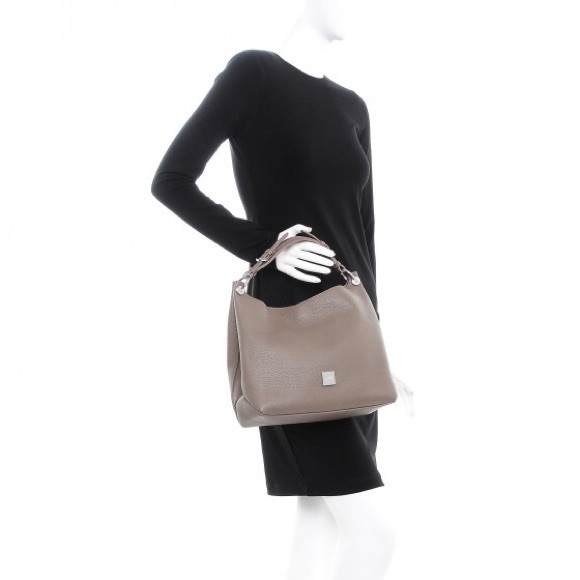 *RARE* MULBERRY Taupe Calfskin Freya Hobo Bag - Picture 9 of 13